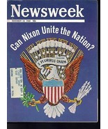Newsweek Can Nixon Unite the Nation? November 18, 1968 - £11.62 GBP
