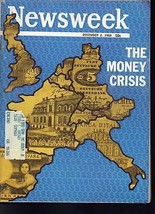 Newsweek The Money Crisis December 2, 1968 - $14.84