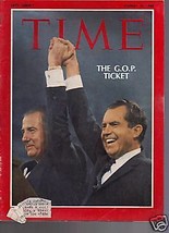 Time Magazine The G.O.P Ticket August 16, 1968 - £11.67 GBP