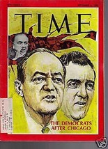 Time Magazine The Democrats After Chicago 1968 - £11.67 GBP