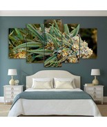 Multi Panel Print Buds Weed Canvas 5 Piece Wall Art Ganja Cannabis Marij... - £21.80 GBP+