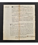 1785 antique ABRAHAM LOTT new york delegate provincial congress soldier ... - £113.41 GBP