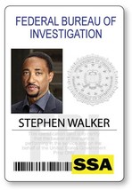 Criminal Minds Stephen Walker Halloween Costume Or Cosplay Name Badge Tag Pin Fa - £11.18 GBP