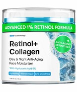 Advanced Face &amp; Neck Anti-Aging Moisturizer Cream with Retinol &amp; Collage... - $16.99