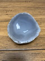 Geode Rock Stone Grey Blue White 1lb 6.7oz CV JD - $14.85