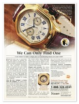 Stauer Meisterzeit Automatic Watch 2010 Full-Page Print Magazine Jewelry Ad - £7.75 GBP