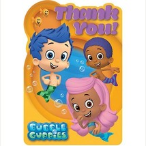 Bubble Guppies Thank You Cards with Seals Birthday Party Supplies 8 Per ... - £3.88 GBP