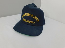 Vintage US Navy Naval Reserve Center SavannahSnapback Truckers Hat - £9.99 GBP