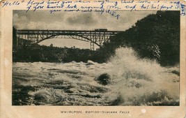 Niagara Falls New York Ny Whirlpool R API Ds Niagara Falls Udb Postcard 1907 - $11.39