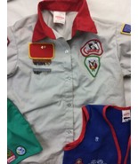 GIRL SCOUT &amp; AWANA  LOT 3 VESTS With PATCHES Used - $19.78