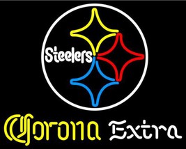 Corona Extra NFL Pittsburgh Steelers Neon Sign - £549.85 GBP