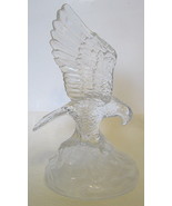 Eagle Glass Figurine Majestic Detailed Wings Spread Clear 7 to 8 Inches ... - £27.96 GBP