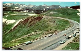 Rocky Mountain National Park Tundra Curves Trail Ridge Road Colorado Postcard - £41.02 GBP