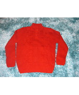 Mens red long sleeve sweater by Johnny J Dark red long sleeve sweater XL 2X - €16,61 EUR