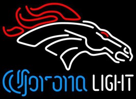 Corona Light NFL Denver Broncos Neon Sign - £563.50 GBP