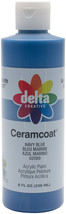 Ceramcoat Acrylic Paint 8oz-Navy Blue - Opaque - £12.91 GBP