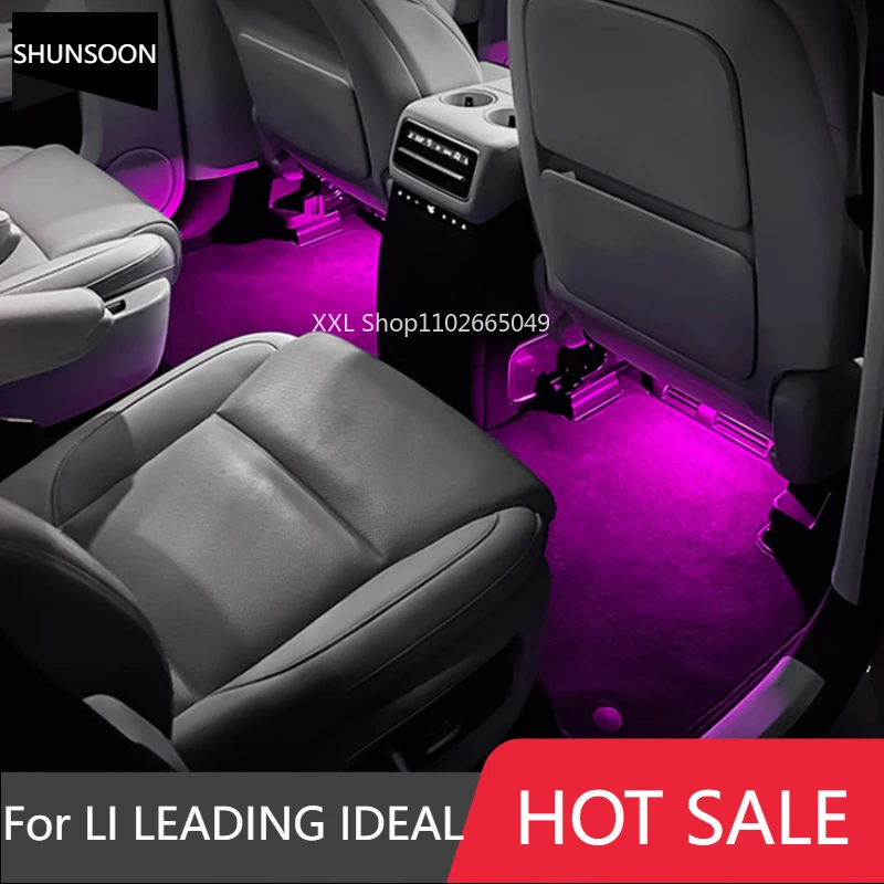 2/4pcs Car Interior Under Seat Ambient Light For Leading Ideal LiXiang L... - $28.17+