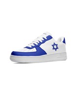 Israel Shoes for Men & Women | Custom Israel Flag Sneakers | Leather Israeli Sho - £74.91 GBP