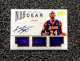 Kobe Bryant National Treasures NBA Gear Autograph Rookie. Reprint Mint C... - £1.88 GBP