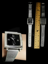 Oleg Cassini Mens wrist Watch stainless steel band Works Great Classic Men groom - £23.59 GBP