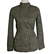 J. Crew Field Utility Jacket Army Military Style Women’s XXS Dark Olive ... - £27.12 GBP