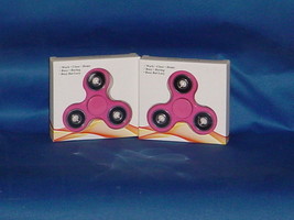 FIDGET HAND SPINNERS  Set of 2  PINK  High Quality Low Noise BRAND NEW I... - $1.97