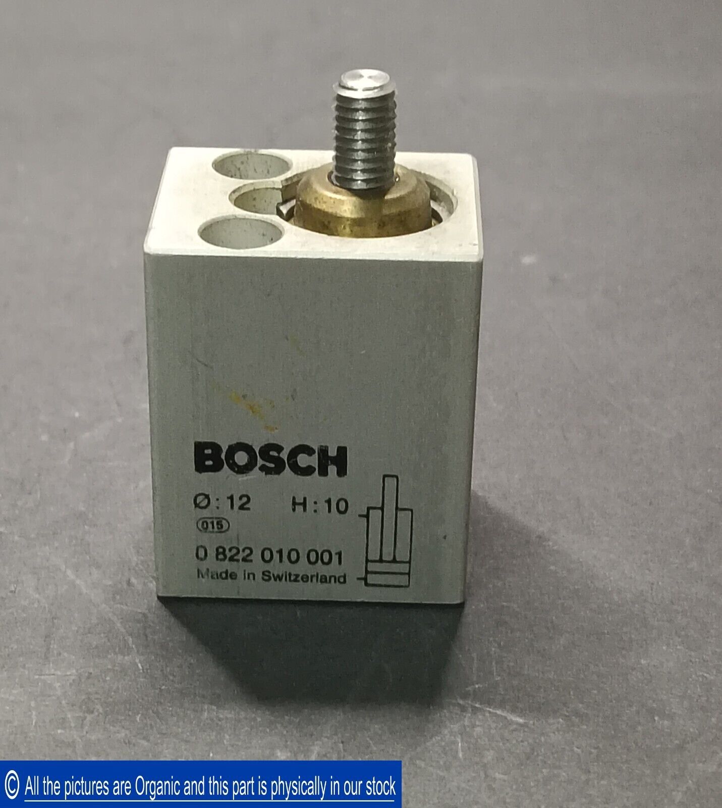 Bosch Rexroth 0 822 010 001 Pneumatic Cylinder 12mm bore 10mm St 0822010001 - $49.00