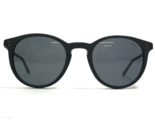 Ralph Lauren Sunglasses PH 4110 5284/87 Matte Black Round Frames Gray Le... - $69.29