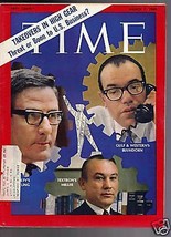 Time Magazine Takeover&#39;s in High Gear March 7, 1969 - £11.72 GBP