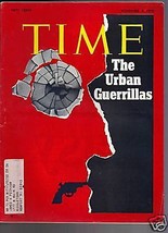 Time Magazine The Urban Guerrillas  November 2, 1970 - £11.72 GBP
