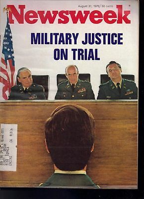 Newsweek Military Justice on Trial August 31, 1970 - $14.84