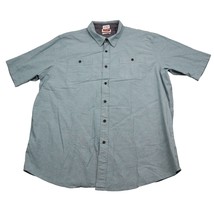 Wrangler Shirt Mens 2XT 2XL Blue Flex for Comfort Cowboy Western Button Up - £17.84 GBP