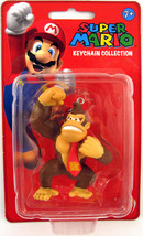 Super Mario Keychain 2 inch Mini Figure Donkey Kong Brand NEW! - £22.66 GBP