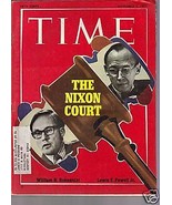 Time Magazine The Nixon Court  November 1, 1971 - £11.67 GBP