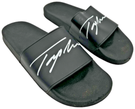 topman signature black rubber blade sliders 43/44 men&#39;s 10.5 - $10.80
