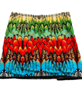 VTG Y2K Boston Proper Mini Skirt Colorful Butterfly Print Linda Segal size 2 - £19.96 GBP