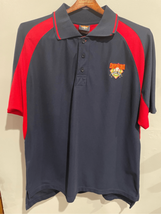 Cooperstown Baseball Polo Shirt- L/XL Dreams Park -Blue Red See Descript... - $15.05