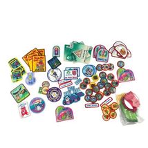 Girl Scout Merit Badges Patches Ribbons Cub Scout Lot of 80+ Assorted - $48.28