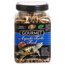 Zoo Med Gourmet Aquatic Turtle Food: High-Protein Blend with Dried Shrimp, Mealw - $8.86+