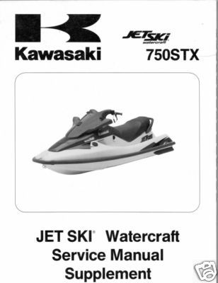 1998 Kawasaki JetSki 750 STX 750STX Shop Service Repair JT750 C1 Manual 98 CD - $8.99
