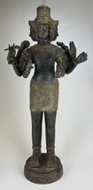 Antique Khmer Style Standing Bronze Brahma - Hindu God Creation - 97cm/39&quot; - £2,487.67 GBP