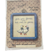 Dale Burdett Country Cross Stitch Pick Your Friends Geese Kit CK74 + Frame - $12.57