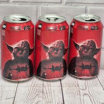 Lot Of 3- Coke Zero Yoda OPENED STAR WARS Limited Edition Empty Cans 2025 - $8.50