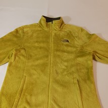The North Face FT147 Women's Lime Yellow Long Sleeve Fleece Full Zip Jacket Sz M image 9