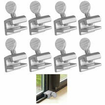 8 Pc Sliding Window Locks Easy Installation High Security Home Lock Thum... - $17.99