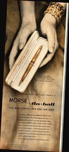 Morse Flo Ball Pen Original Vintage Half Page Print Ad Advertising 1954 B3 - £20.08 GBP