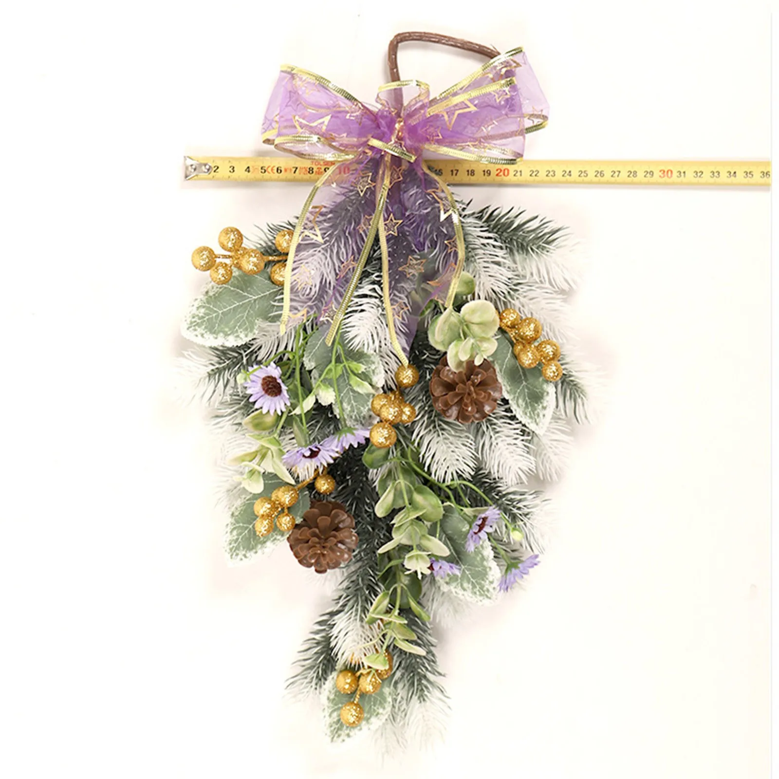 Small Wreath 6 Inch 2022 New Christmas Wreath Upside Down Tree Valentines Day Wr - £121.10 GBP