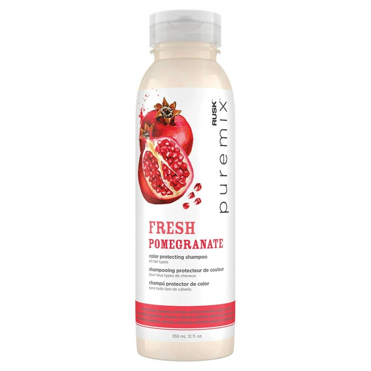 Rusk Puremix Fresh Pomegranate Color Protecting Shampoo 12 oz - $13.70
