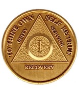 13 YEAR Bronze MEDT - AA Recovery Medallion / Coin - Anniversary or Birt... - £2.36 GBP