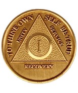 7 YEAR Bronze MEDT - AA Recovery Medallion / Coin - Anniversary or Birth... - £2.36 GBP